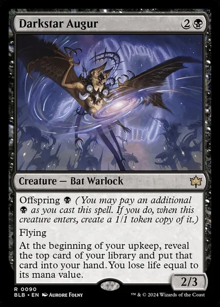 Darkstar Augur, Magic card BLB 90 — Bloomburrow set