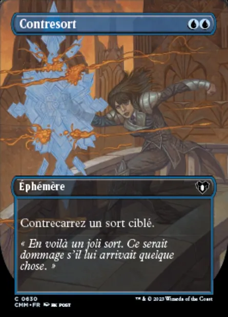 Contresort, carte Magic CMM 630 — extension Commander Masters