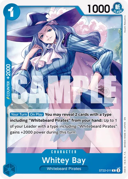 Whitey Bay, One Piece card ST22-011 — Ace & Newgate set