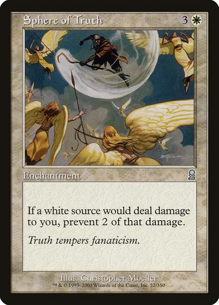 Sphere of Truth, Magic card ODY 52 — Odyssey set