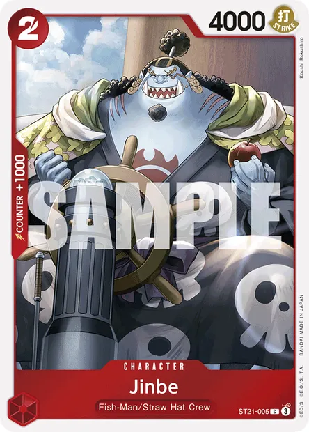Jinbe, One Piece card ST21-005 — GEAR5 set