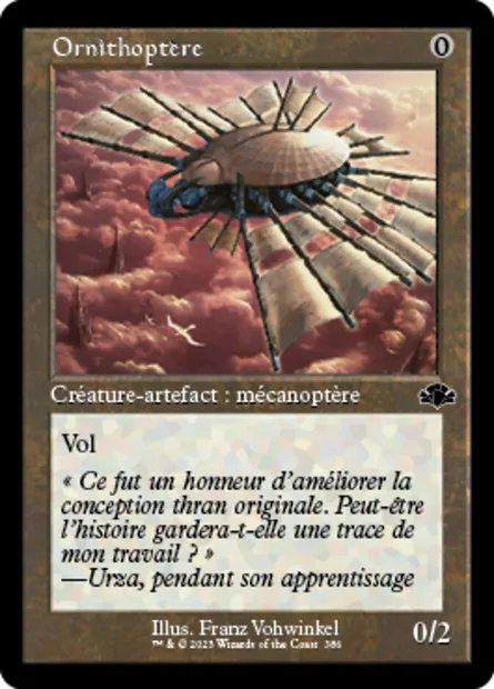 Ornithoptère, carte Magic DMR 386 — extension Dominaria Remastered