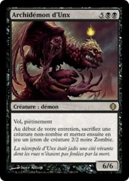 Archidémon d'Unx, carte Magic ALA 64 — extension Les éclats d'Alara