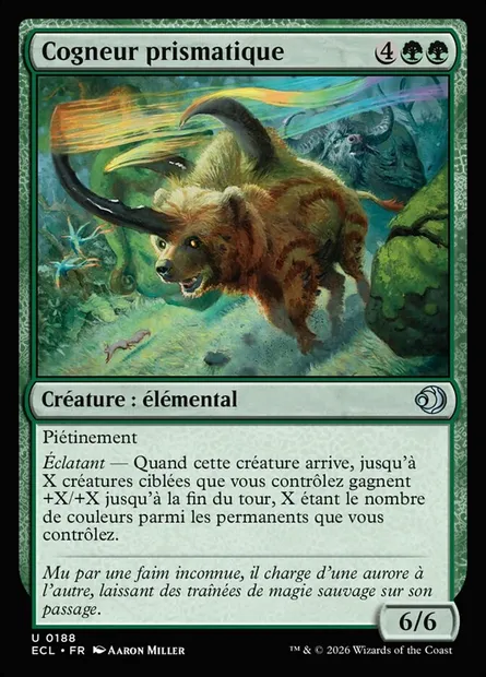 Cogneur prismatique, carte Magic ECL 188 — extension Lorwyn Eclipsed
