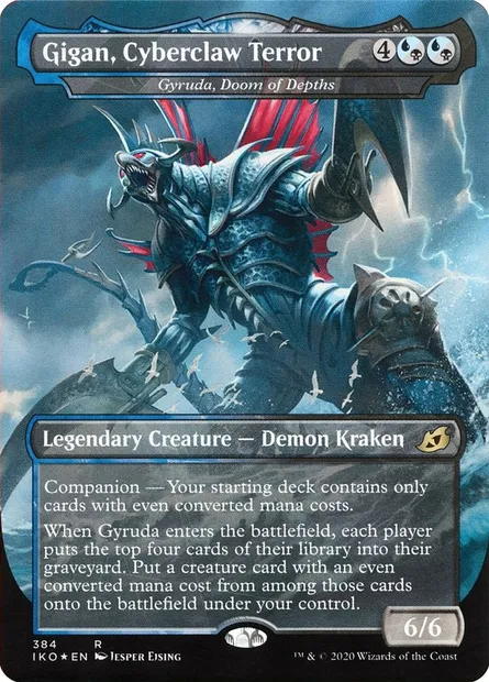 Gyruda, Doom of Depths, Magic card IKO 384 — Ikoria: Lair of Behemoths set
