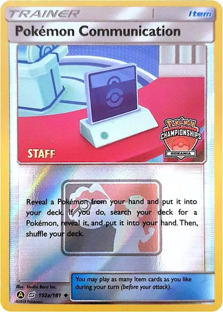 Communication Pokémon, carte Pokémon LGP 152a-2 — extension League Promos