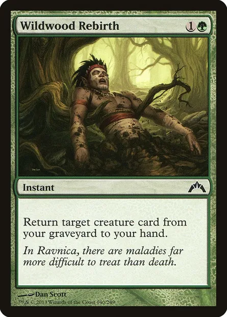 Wildwood Rebirth, Magic card GTC 140 — Gatecrash set