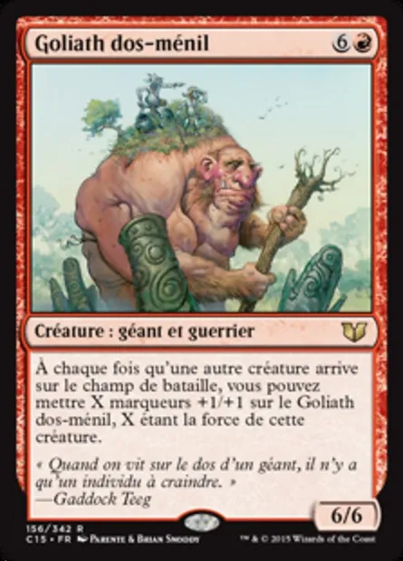 Goliath dos-ménil, carte Magic C15 156 — extension Commander 2015