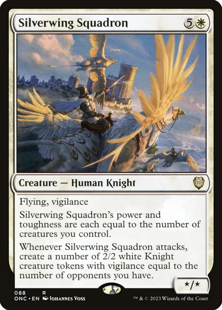Silverwing Squadron, Magic card ONC 88 — Phyrexia: All Will Be One Commander set