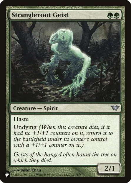 Geist étrangleracine, carte Magic PLST DKA-127 — extension The List
