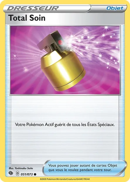Total Soin, carte Pokémon CPA 51 — extension La Voie du Maître