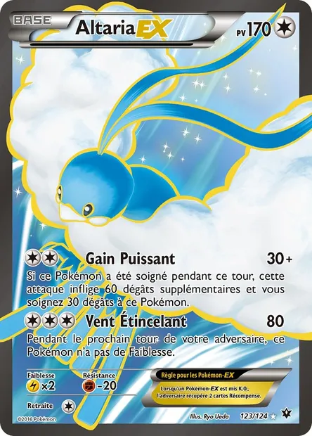 Altaria EX, carte Pokémon FCO 123 — extension Impact des Destins