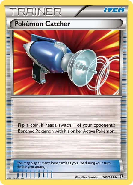 Pokémon Catcher, Pokémon card BKP 105 — BREAKpoint set