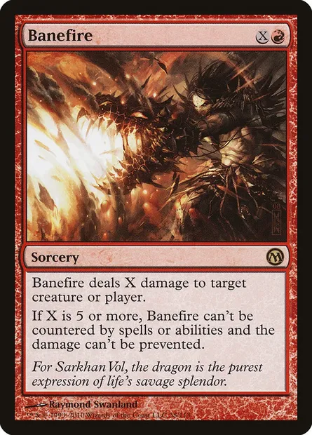 Pestefeu, carte Magic DPA 38 — extension Duels of the Planeswalkers