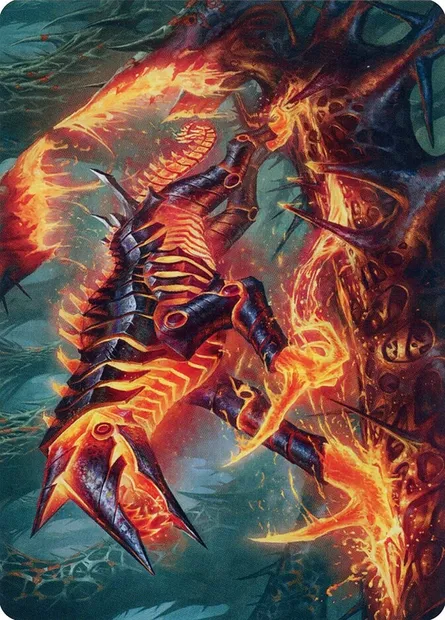 Kuldotha Cackler // Kuldotha Cackler, carte Magic AONE 32 — extension Phyrexia: All Will Be One Art Series