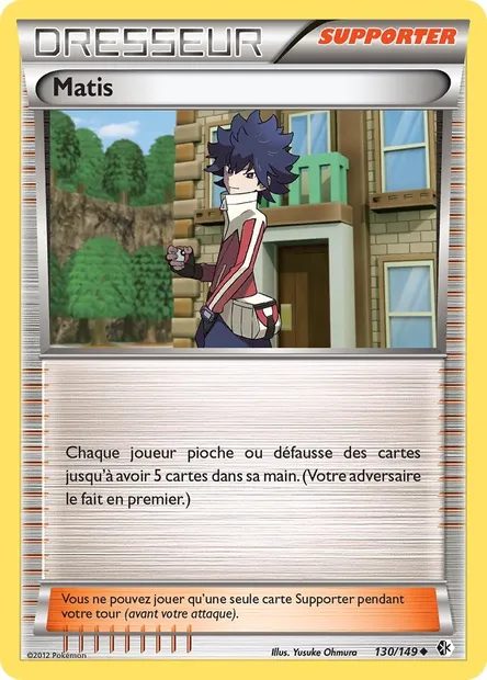 Matis, carte Pokémon BCR 130 — extension Frontières Franchies