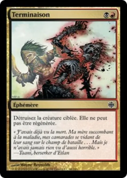 Terminaison, carte Magic ARB 46 — extension La Renaissance d'Alara