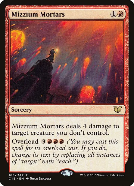 Mizzium Mortars, Magic card C15 163 — Commander 2015 set