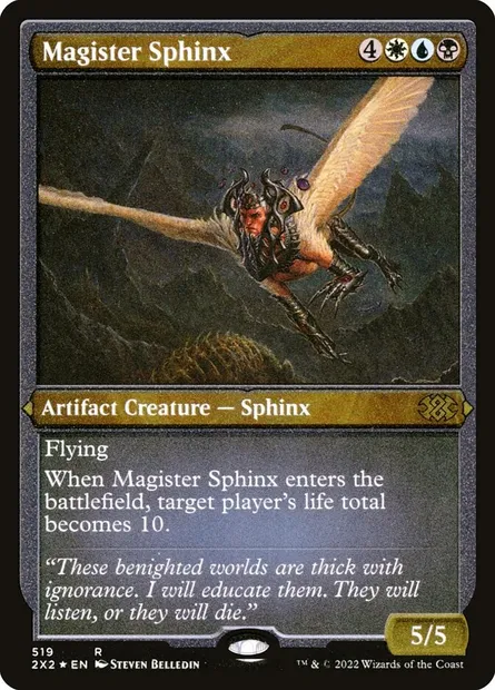 Magister Sphinx, Magic card 2X2 519 — Double Masters 2022 set