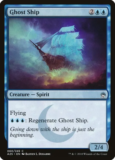 Ghost Ship, Magic card A25 60 — Masters 25 set