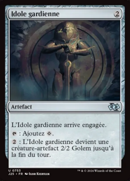 Idole gardienne, carte Magic J25 753 — extension Foundations Jumpstart