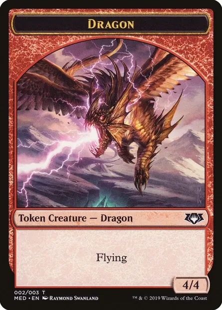 Dragon, Magic card TMED W2 — Mythic Edition Tokens set