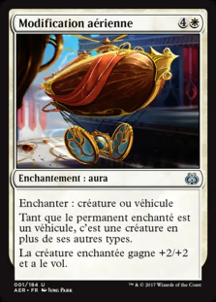 Modification aérienne, carte Magic AER 1 — extension La révolte éthérique