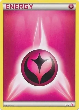 Énergie Fée, carte Pokémon TK7B 017 — extension XY Trainer Kit: Wigglytuff