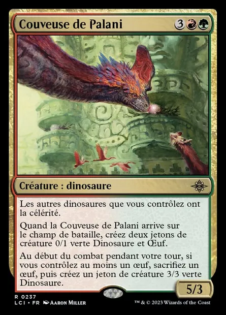 Couveuse de Palani, carte Magic LCI 237 — extension The Lost Caverns of Ixalan