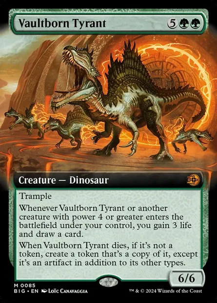 Vaultborn Tyrant, Magic card BIG 85 — The Big Score set