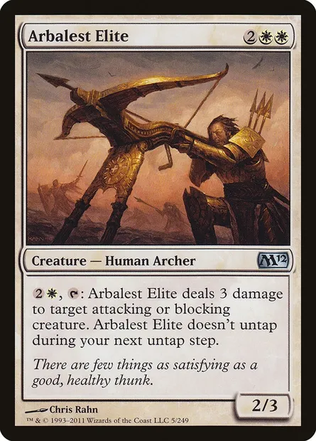 Arbalest Elite, Magic card M12 5 — Magic 2012 set