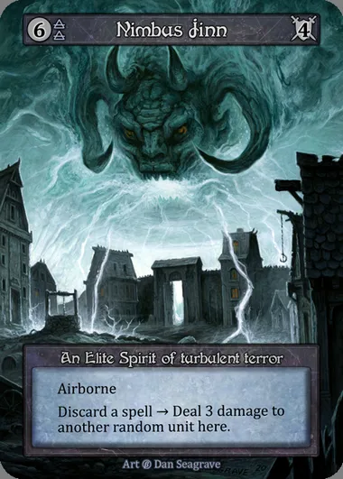 Nimbus Jinn, carte Sorcery BET 111 — extension Beta