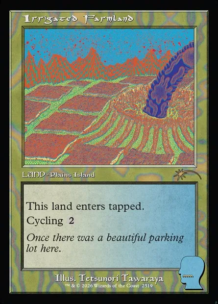 Irrigated Farmland, Magic card SLD 2519 — Secret Lair Drop set