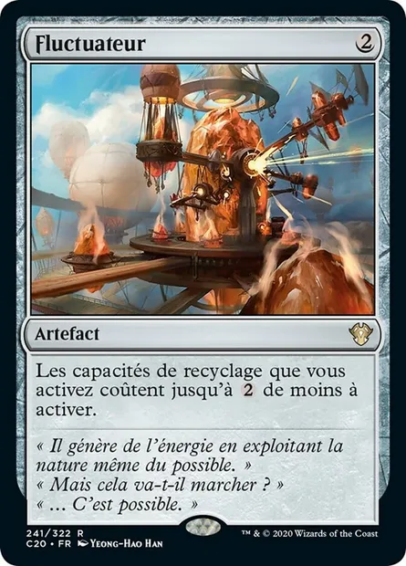 Fluctuateur, carte Magic C20 241 — extension Commander 2020