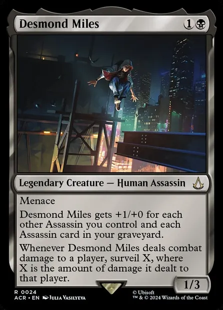Desmond Miles, Magic card ACR 24 — Assassin's Creed set