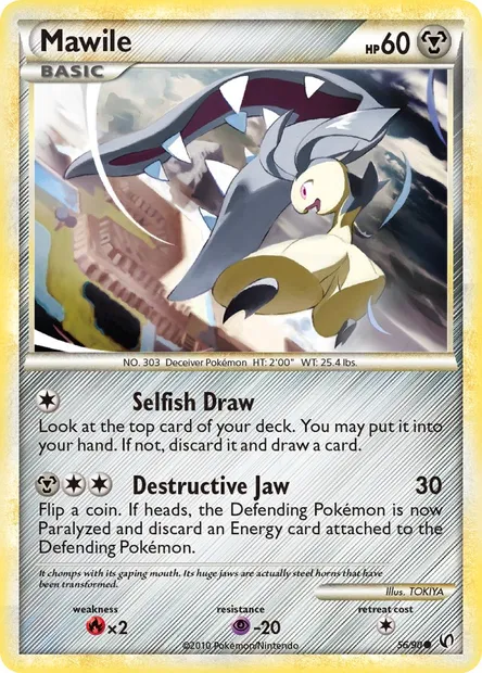 Mawile, Pokémon card UD 56 — Undaunted set