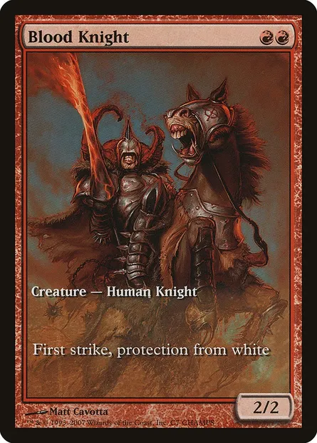 Chevalier sanglant, carte Magic PCMP 7 — extension Champs and States