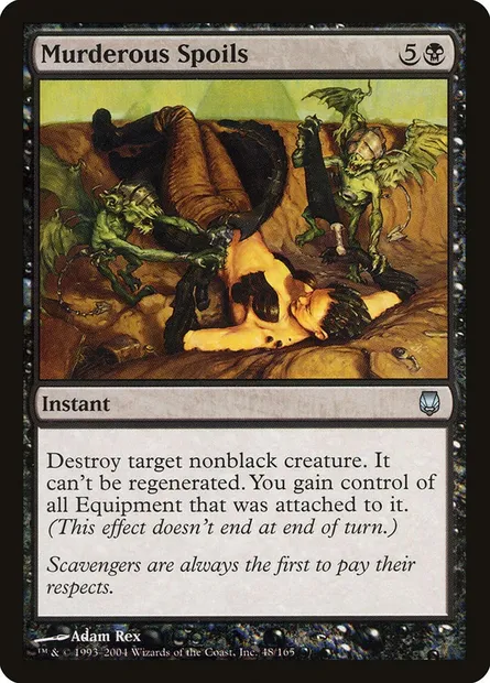 Butin meurtrier, carte Magic DST 48 — extension Sombracier