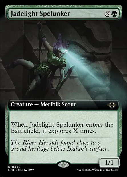 Jadelight Spelunker, Magic card LCI 382 — The Lost Caverns of Ixalan set