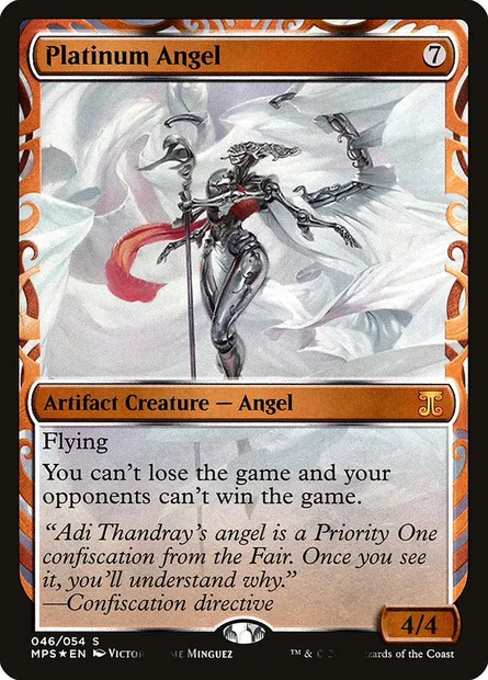 Platinum Angel, Magic card MPS 46 — Kaladesh Inventions set