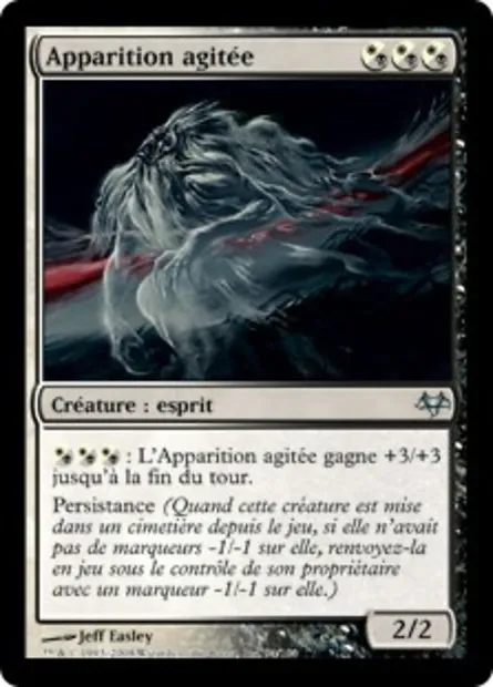 Apparition agitée, carte Magic EVE 94 — extension Coucheciel