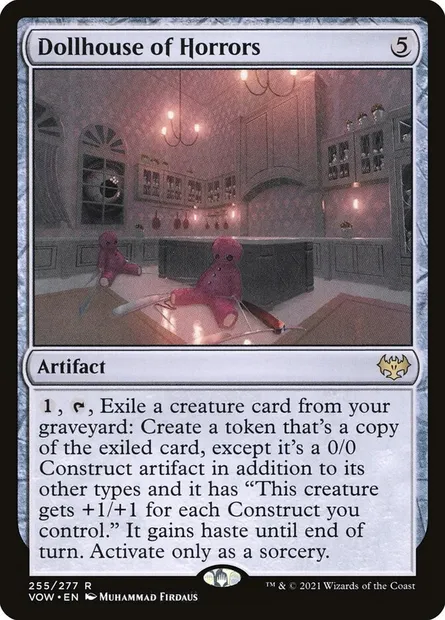Dollhouse of Horrors, Magic card VOW 255 — Innistrad: Crimson Vow set