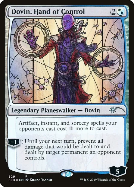 Dovin, autorité du contrôle, carte Magic SLD 529 — extension Secret Lair Drop