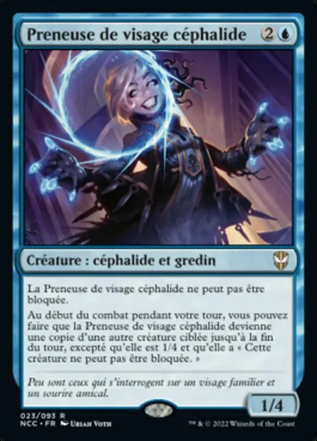 Preneuse de visage céphalide, carte Magic NCC 23 — extension New Capenna Commander