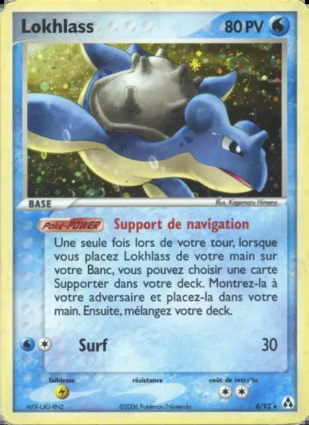 Lokhlass, carte Pokémon LM 8 — extension EX Créateurs de légendes