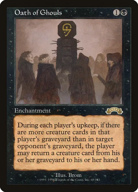 Oath of Ghouls, Magic card EXO 69 — Exodus set