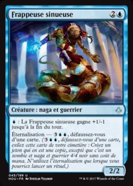 Frappeuse sinueuse, carte Magic HOU 45 — extension L’âge de la destruction