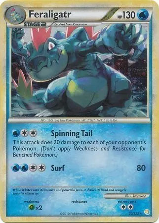 Aligatueur, carte Pokémon TDX 020-4 — extension Theme Deck & Blisters Exclusives