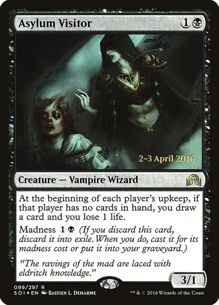 Asylum Visitor, Magic card PSOI 99s — Shadows over Innistrad Promos set
