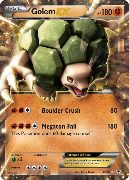 Golem EX, Pokémon card GEN 46 — Generations set